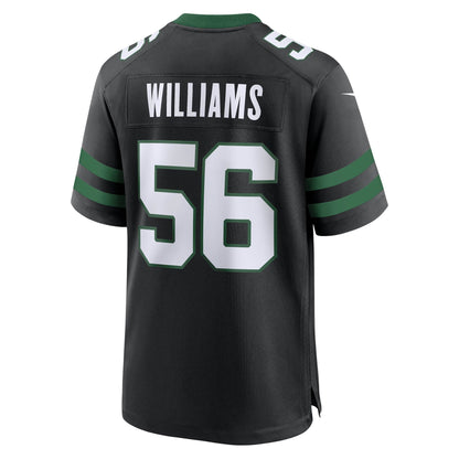 Quincy Williams New York Jets Nike Alternate Game Jersey - Legacy Black