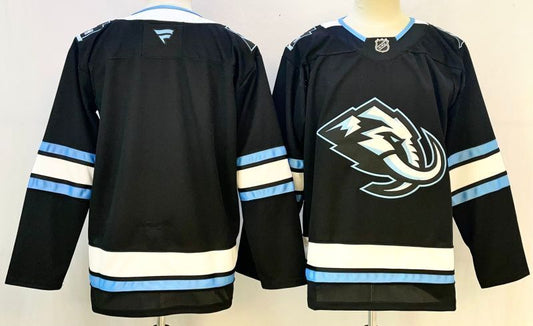 Men's Utah Mammoth Black Blank Player Jersey
