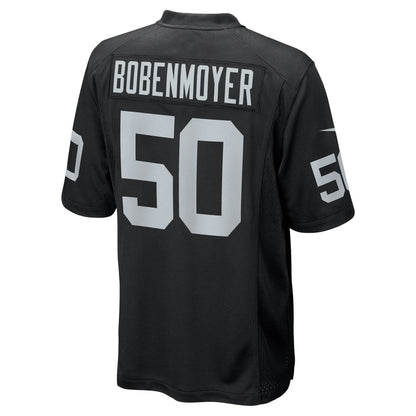 Jacob Bobenmoyer Las Vegas Raiders Nike Game   Jersey - Black