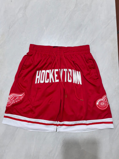 JUST DON Detroit Red Wings Pocket Shorts