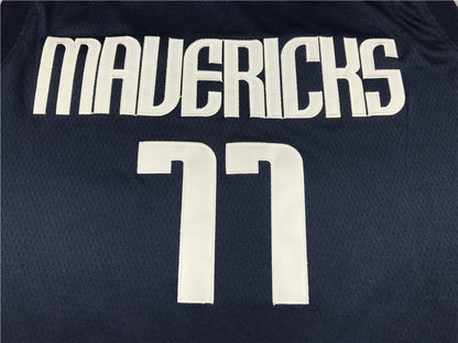 Dallas Mavericks Luka Doncic #77 City Edition Swingman Jersey — Embroidered