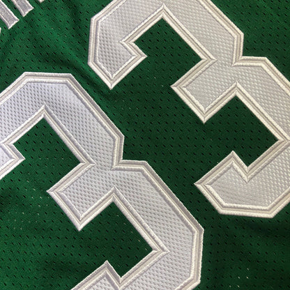 Mitchell Ness Unisex Boston Celtics 33 Larry Bird Green T-Shirts