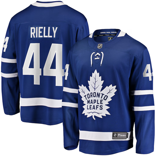 Men's Toronto Maple Leafs Morgan Rielly #44 Blue Home Breakaway Player Jersey