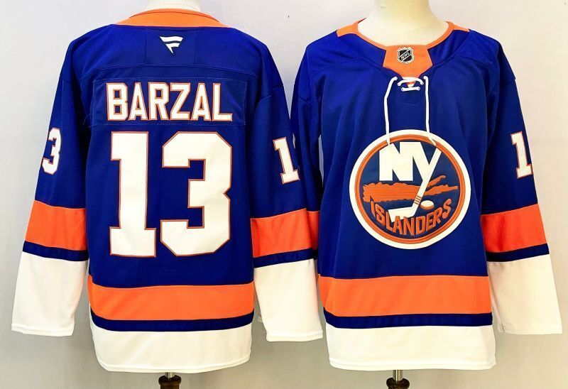 Men's New York Islanders Mathew Barzal #13  Royal Breakaway Player Jersey