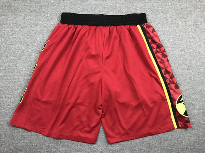 Men's Atlanta Hawks Red Basketball Retro Shorts