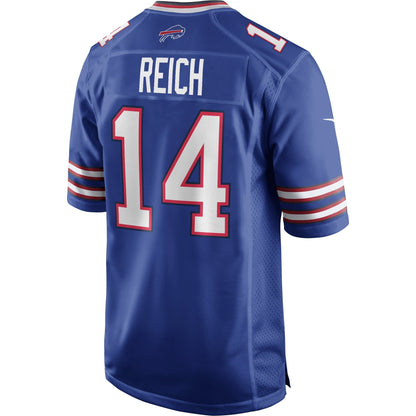 Frank Reich Buffalo Bills Nike Game Retired   Jersey - Royal