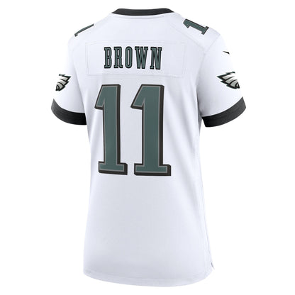 A.J. Brown Philadelphia Eagles Nike Game Jersey - White