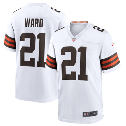 Denzel Ward Cleveland Browns Nike Game Jersey - White