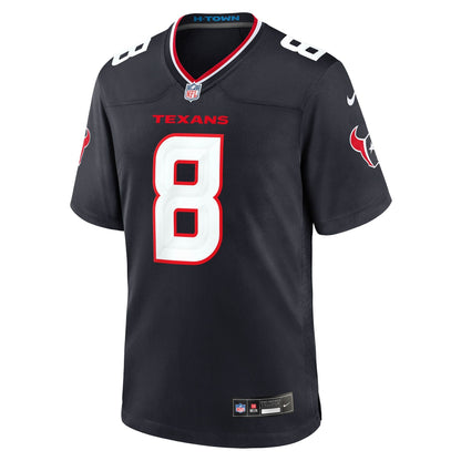 John Metchie III Houston Texans Nike Team Game Jersey -  Navy