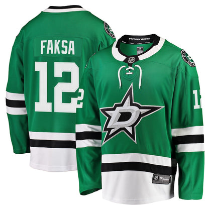 Radek Faksa Dallas Stars   Breakaway Jersey - Kelly Green