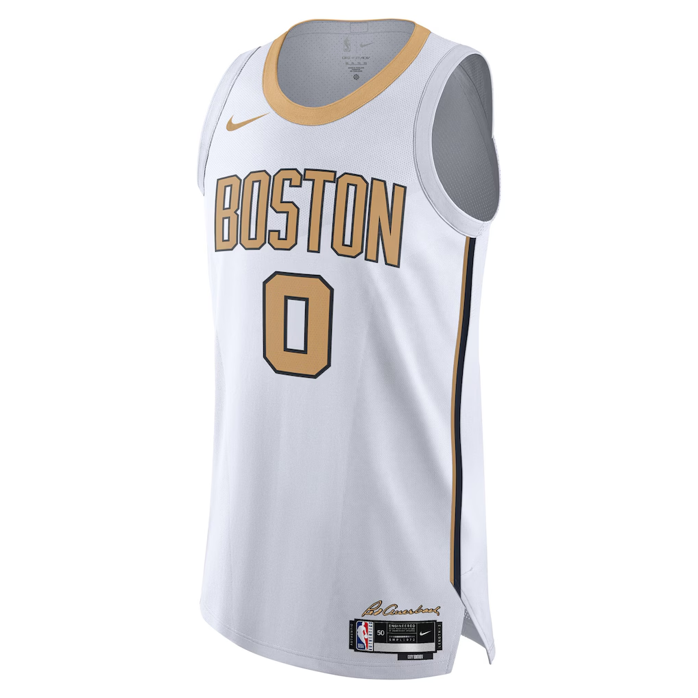 Boston Celtics Jayson Tatum Nike White 2025/26 Player Jersey - City Edition