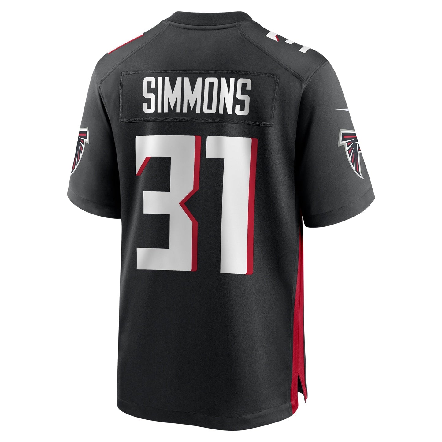 Justin Simmons Atlanta Falcons Nike Team Game Jersey -  Black