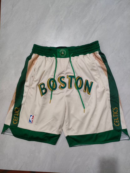 JUST DON Boston Celtics 2024 City Edition Pocket Shorts