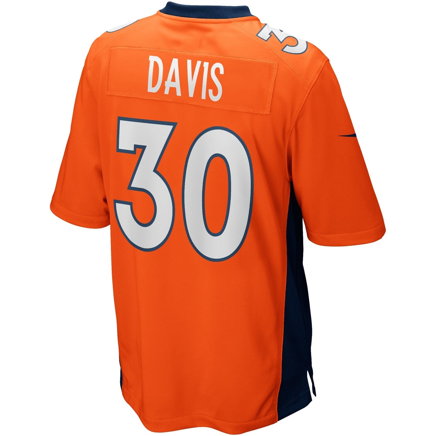 Terrell Davis Denver Broncos Nike Game Retired   Jersey - Orange