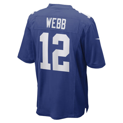 Davis Webb New York Giants Nike Game   Jersey - Royal