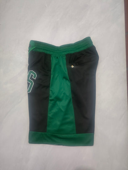 Boston Celtics Black City Edition Pocket Shorts
