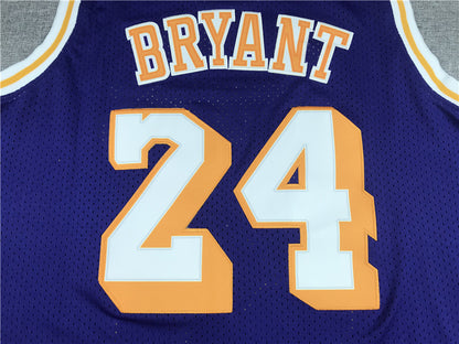 Kobe Bryant #24 Los Angeles Lakers 2007-08 Throwback Embroidered Jersey