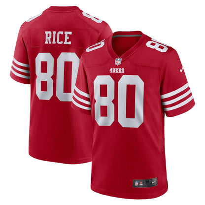 Jerry Rice San Francisco 49ers Nike Retired Team   Game Jersey - Scarlet