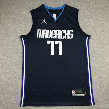 Dallas Mavericks Luka Doncic #77 City Edition Swingman Jersey — Embroidered