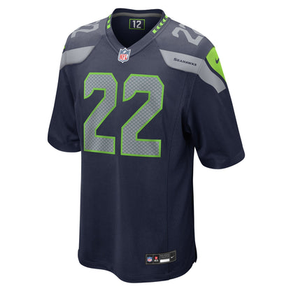 Tre Brown Seattle Seahawks Nike  Game Jersey -  College Navy