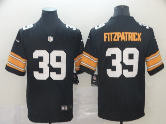 Men's Pittsburgh Steelers Minkah Fitzpatrick Nike Jersey -  Black-No team logo