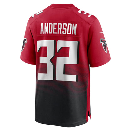 Jamal Anderson Atlanta Falcons Nike Retired   Alternate Game Jersey - Red