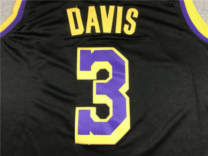 Anthony Davis #3 Los Angeles Lakers City Edition Swingman Jersey — Embroidered