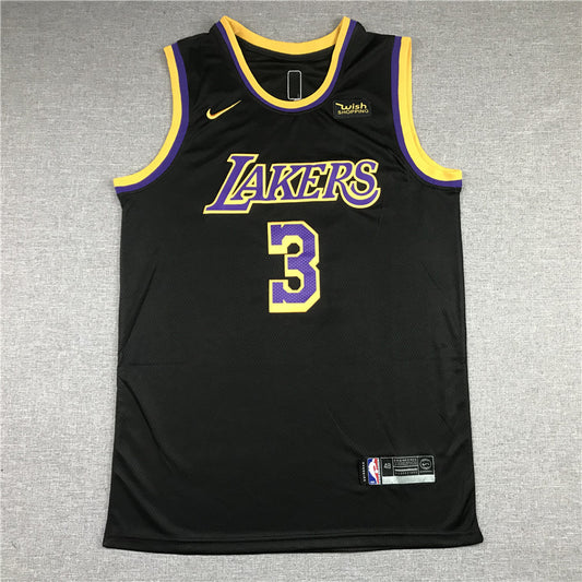 Anthony Davis #3 Los Angeles Lakers City Edition Swingman Jersey — Embroidered
