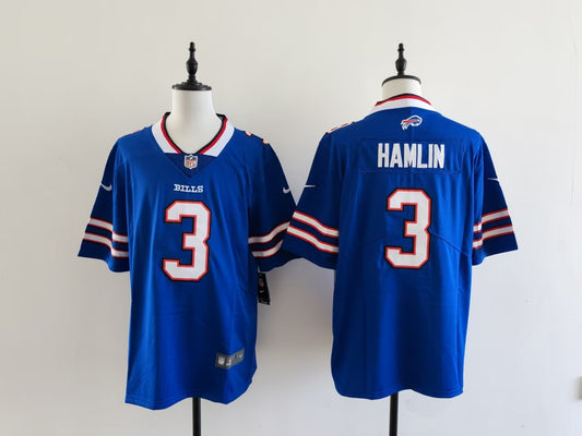 Men's Buffalo Bills Damar Hamlin Jersey-Blue
