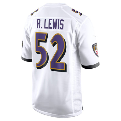 Ray Lewis Baltimore Ravens Nike Retired   Game Jersey - White