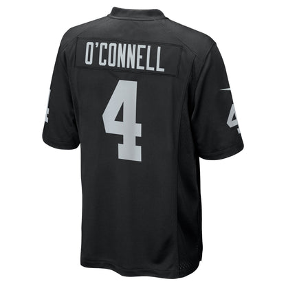 Aidan O'Connell Las Vegas Raiders Nike  Game Jersey -  Black
