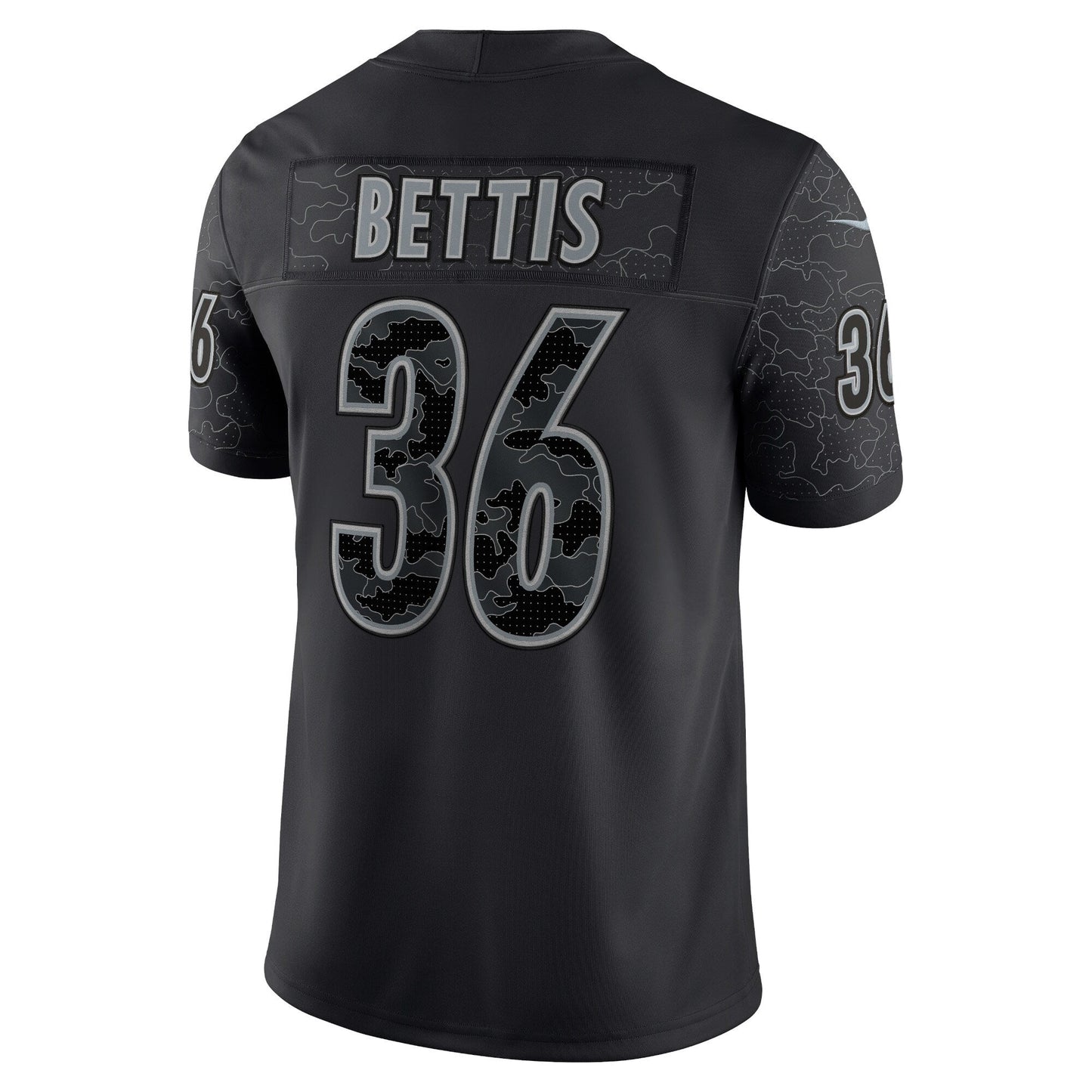Jerome Bettis Pittsburgh Steelers Nike Retired   RFLCTV Limited Jersey - Black