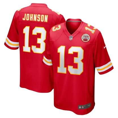 Nazeeh Johnson Kansas City Chiefs Nike Game   Jersey - Red