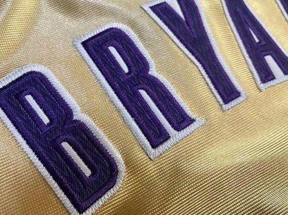 Kobe Bryant Los Angeles Lakers Gold Jersey