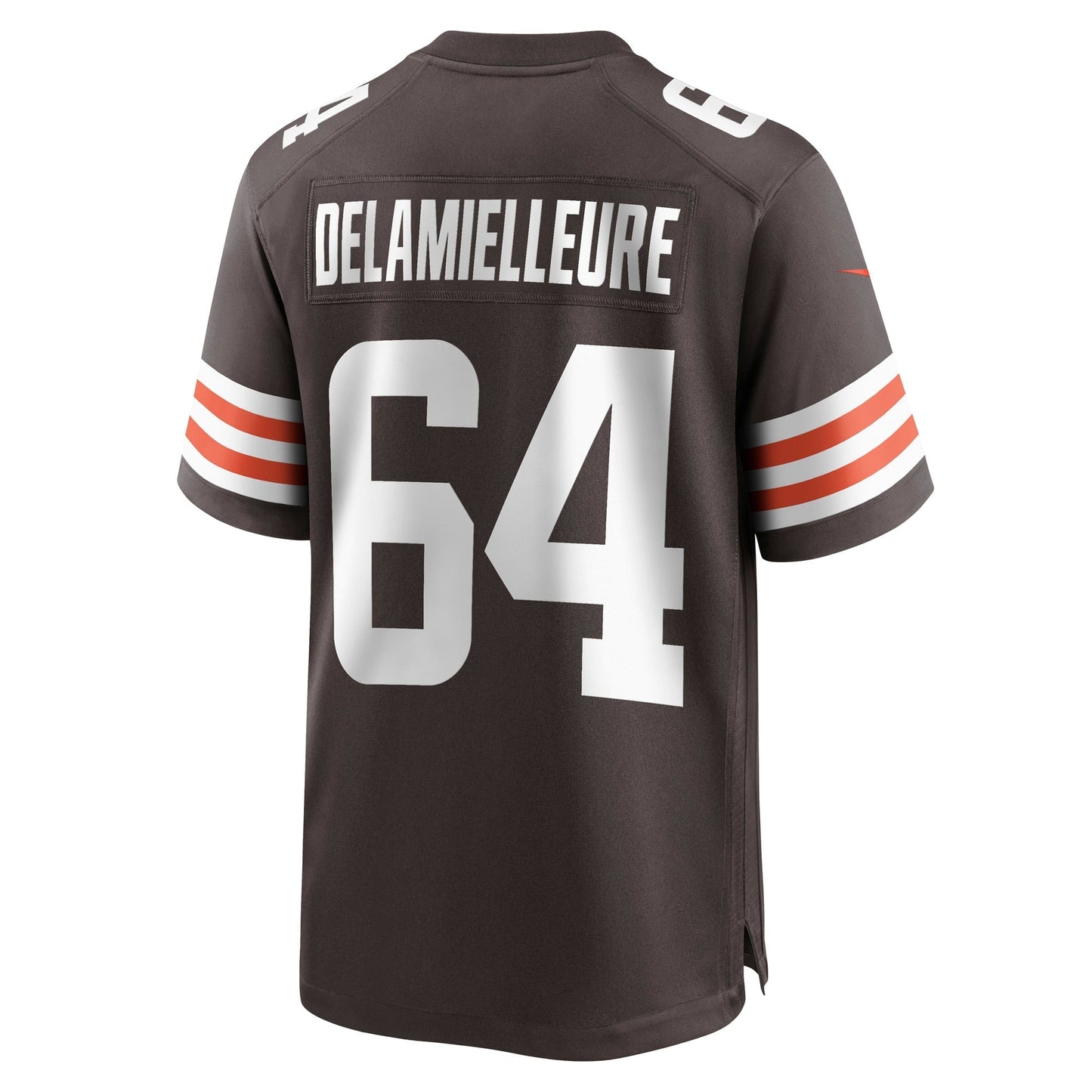 Joe DeLamielleure Cleveland Browns Nike Game Retired   Jersey - Brown