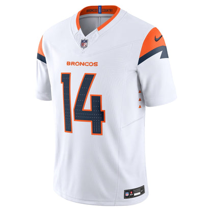 Courtland Sutton Denver Broncos Nike Mile High Collection Vapor F.U.S.E. Limited Jersey - White