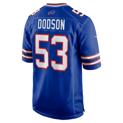 Tyrel Dodson Buffalo Bills Nike Game   Jersey - Royal