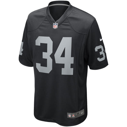 Bo Jackson Las Vegas Raiders Nike Game Retired   Jersey - Black