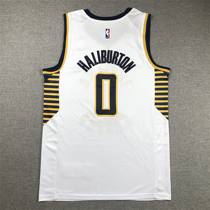 Indiana Pacers Tyrese Haliburton #0 City Edition Swingman Jersey - Embroidered