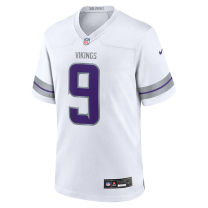 J.J. McCarthy Minnesota Vikings Nike Alternate Game   Jersey - White