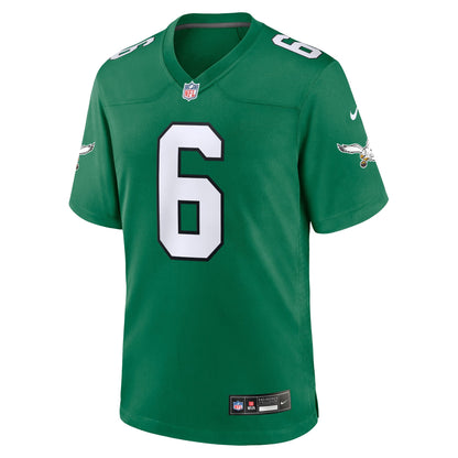 DeVonta Smith Philadelphia Eagles Nike Alternate Game   Jersey - Kelly Green