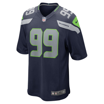 Carl Davis Jr. Seattle Seahawks Nike  Game Jersey - College Navy