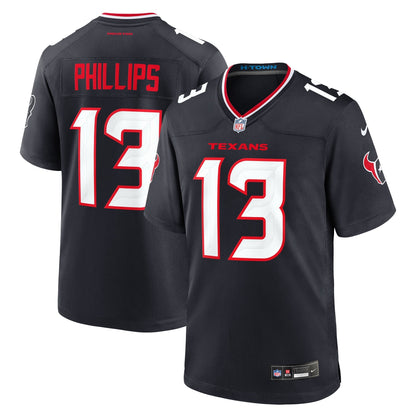 DelShawn Phillips Houston Texans Nike Team Game Jersey -  Navy
