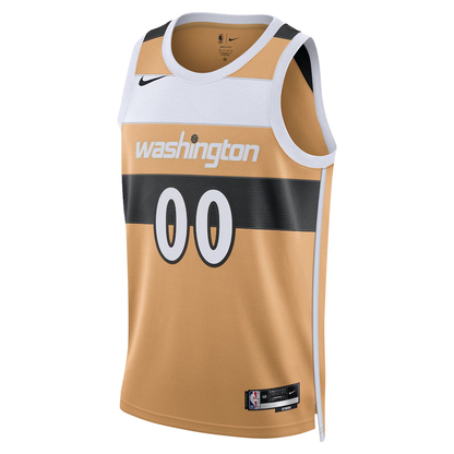 Washington Wizards Nike Gold 2025/26 City Edition Swingman Custom Jersey