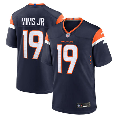 Marvin Mims Jr Denver Broncos Nike Alternate Game Jersey -  Navy