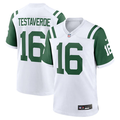 Vinny Testaverde New York Jets Nike Classic Alternate Retired   Game Jersey - White
