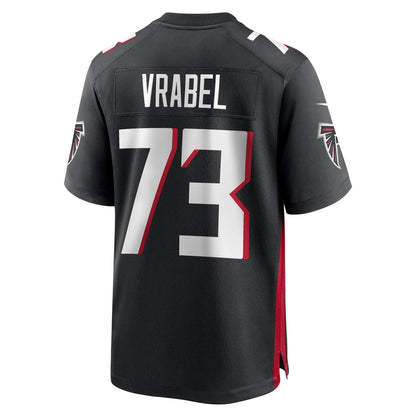 Tyler Vrabel Atlanta Falcons Nike   Game Jersey - Black