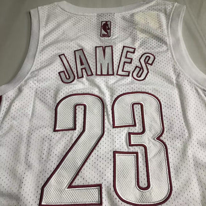 Cleveland Cavaliers LeBron James 23 White MN