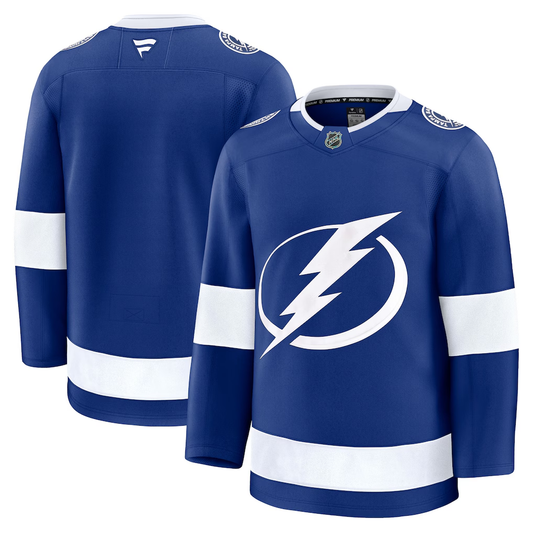 Men's Tampa Bay Lightning Blue Home Premium Blank Jersey