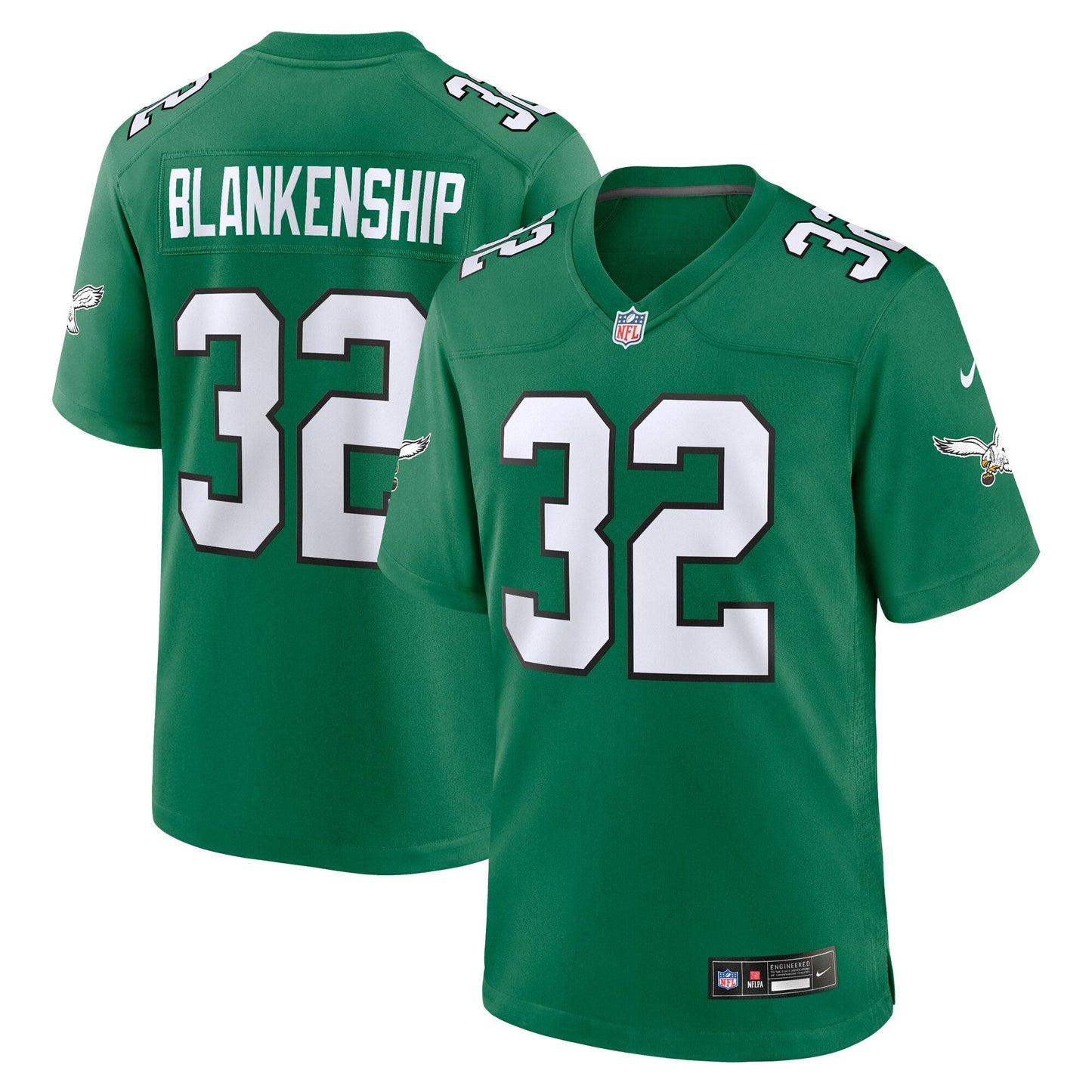 Reed Blankenship Philadelphia Eagles Nike Alternate Game Jersey -  Kelly Green